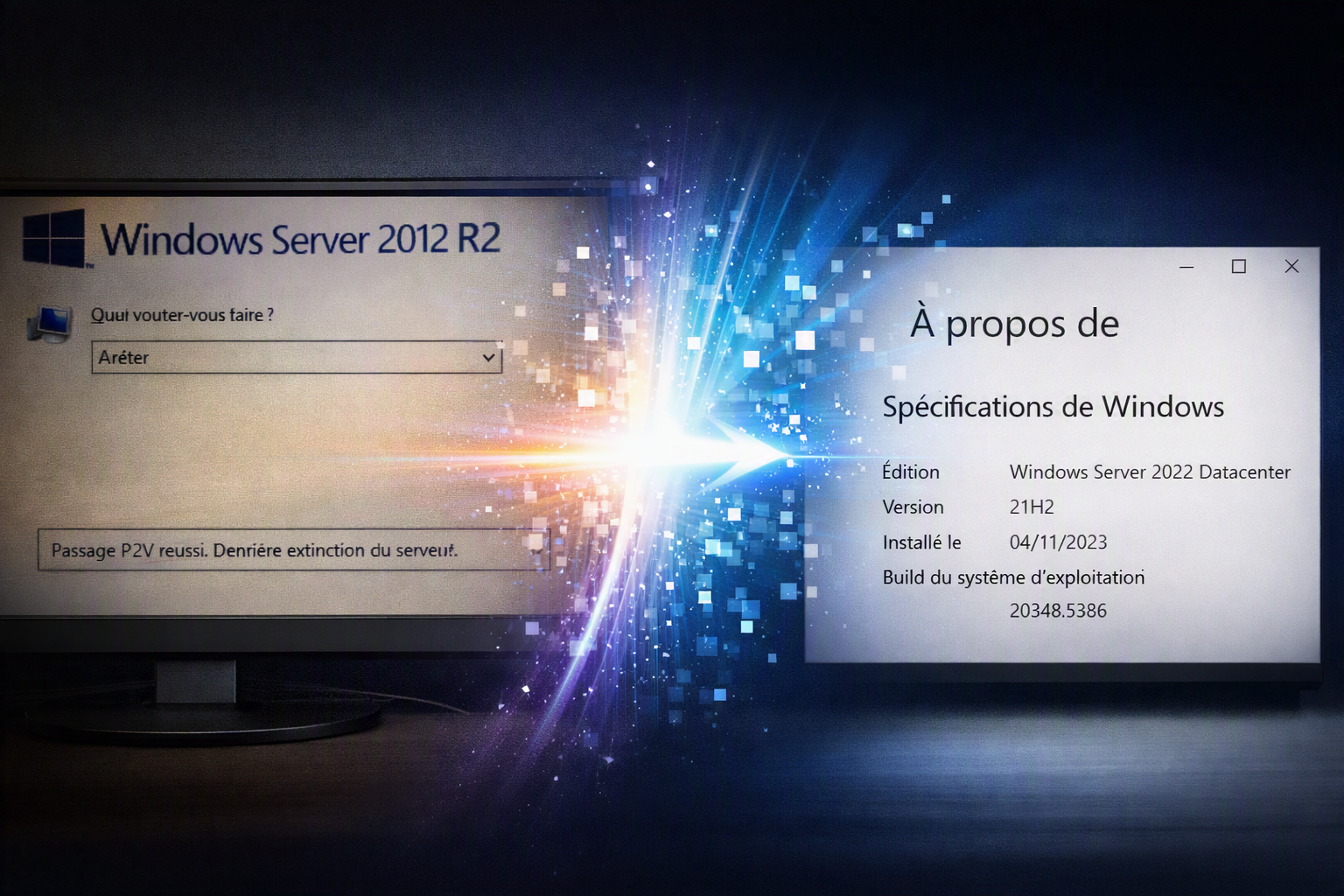 Migration vers Windows Server 2022